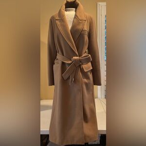 Michael Kors Wool Blend Wrap Coat, Size:M-PreLoved